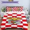 Benfica FC 3pcs Bedding Set Duvet Cover Closure Includes 1 Duvet Cover & 2 Pillowcases for All Seasons Bedroom Home Dorm Decor
