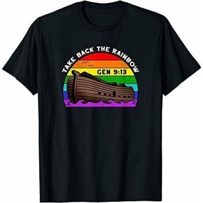 Noah's Ark Genesis 9_13 Taking Take Back The Rainbow T-Shirt