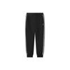 Sports Leisure Mid-Waist Knitted Cuffed Long Pants Women Bottoms Black F11W048621F-BK