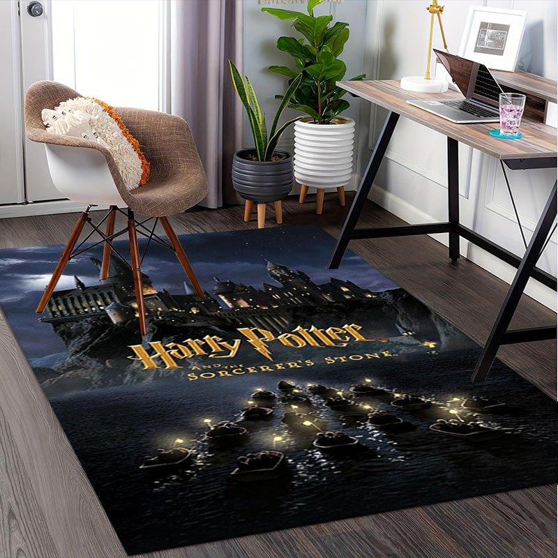 Harry Potter Pietra Filosofale Stampa su Poster Tappetino da Ufficio Decorazione per la Casa Regalo per Halloween e Natale LB165