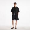 JACK&JONES Men's Embroidered Drawstring Waist Casual Shorts