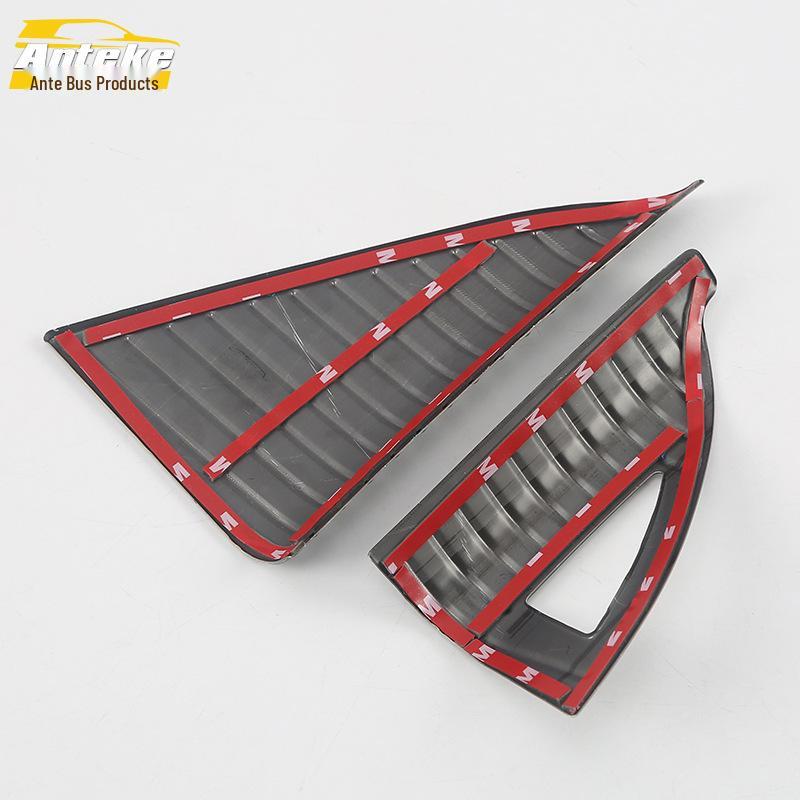 Stainless Steel Front Pillar Trim for 2018 Kia Sportage - A-Pillar Triangle Panel Decoration