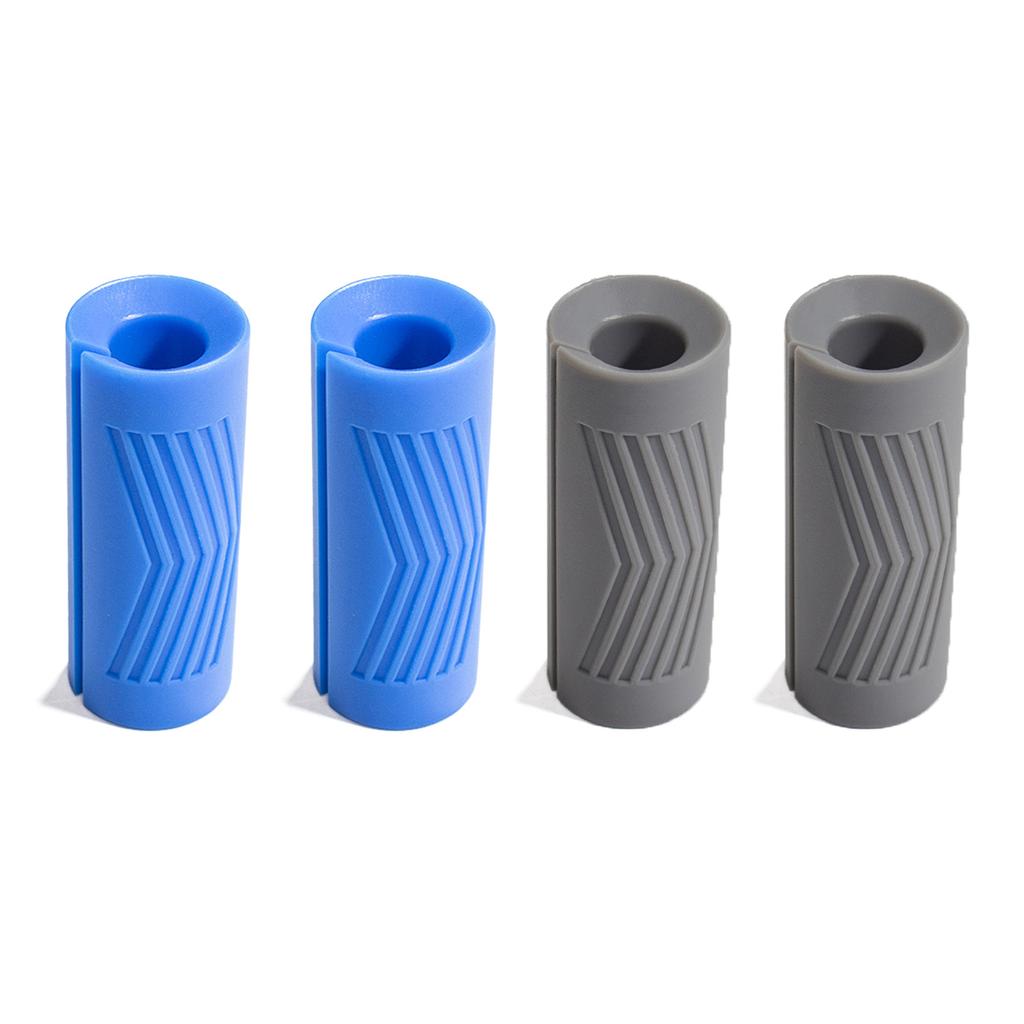 2Pcs Dumbbell Barbell Grip Thick Gym Grip Barbell Handle Sleeve Dumbbell Barbell Grip Silicone NonSlip Pad Enduring