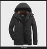 Men's Winter Multi-Pocket Cotton Coat - Thickened, Loose, Cold-Resistant, Casual Style 8186