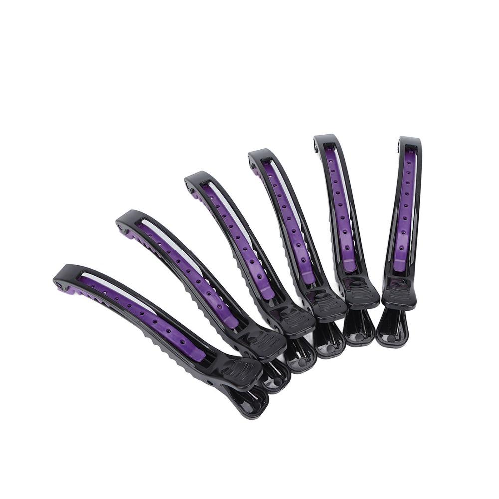 6 PCS Non Slip Sectioning Hair Clip Lightweight Duckbill Hair Clip  Home Salon