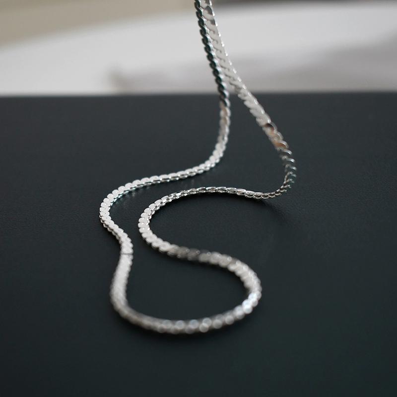 New 925 Sterling Silver Exquisite Choker Necklace 16/18/20/22/24 Inche String Chain For Women Men High Quality Fine Jewelry Gift
