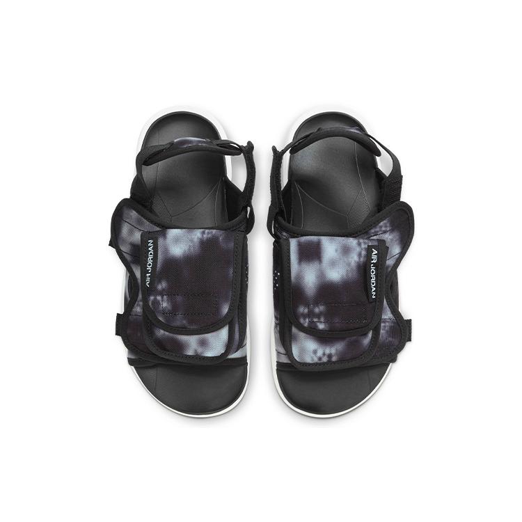 New JORDAN Ls Slide Cozy Non Slip Outdoor Sports Sandals Black White Tie Dye 'Black White' CZ0791-005