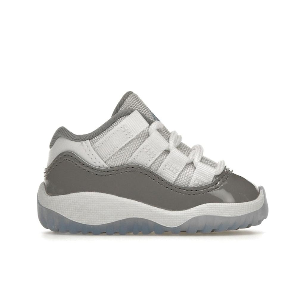 Air Jordan 11 Retro Low TD Cement Grey Baby Sneakers White University-Blue 505836-140
