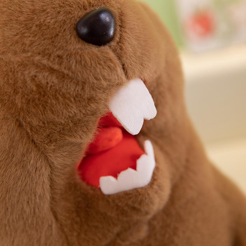 The new creativity can make a sound, the groundhog doll plush doll can make a sound, the Internet celebrity mouse plush toy pendant