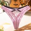 CINOON Women Sexy Lace Panties Transparent Low-waist Underpant Hollow Out Thong Female  Embroidery G-string Underwear Lingerie