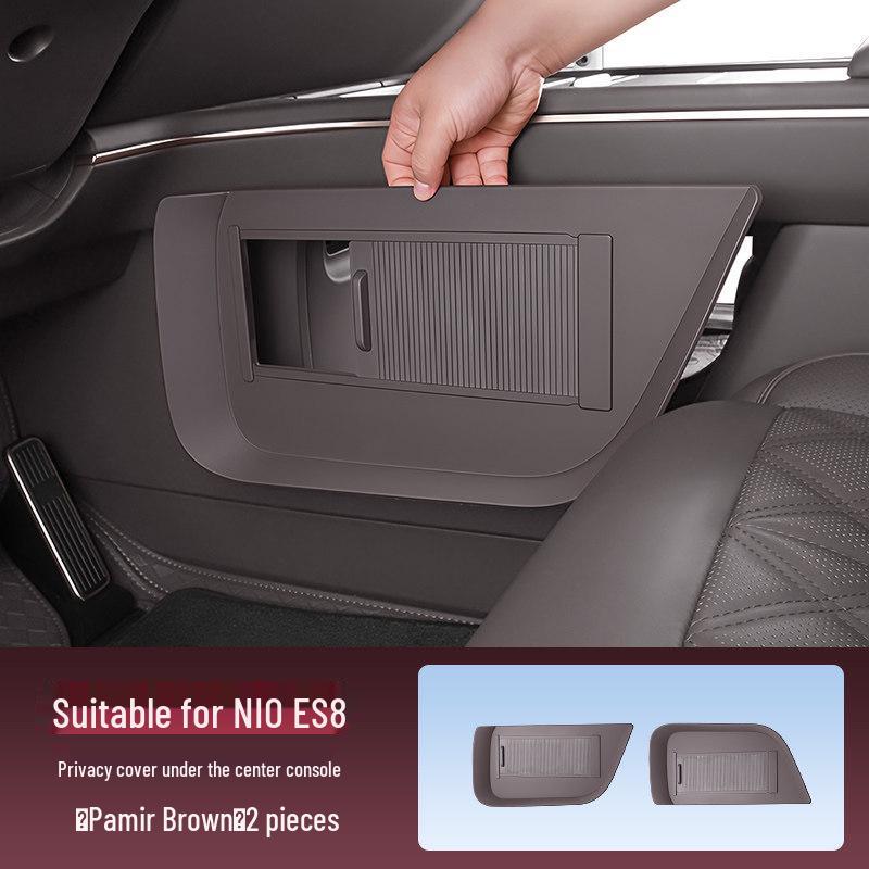 

Compatible with 26 NIO ES8 Models: Center Console Privacy Partition Storage Organizer Sunshade Interior Decoration Accessory.