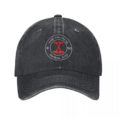 The X Files Sabiduría Gorra de Béisbol Unisex Series de TV Sombreros de Tela Vaquera Desgastada Gorra Moda Entrenamiento al Aire Libre Ropa para la Cabeza
