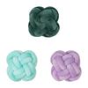 Modern Minimalist Knit Pillow With Soft Plush Cover For Living Room Decor