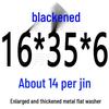 Round Blackened Thickened Metal Washer (M4-M16)