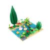 MOC City Blocchi da Costruzione Scena Accessori Fattoria Terreno di Ravanelli Gatto Struttura per Arrampicata Animali Piante Mattoncini Giocattolo Compatibile Regali S011
