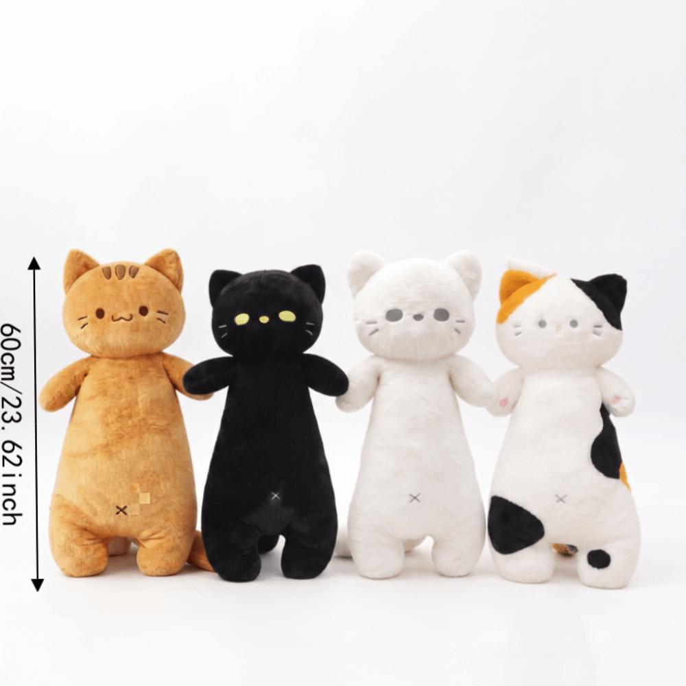 Big Size Cat Stuffed Doll Soft Long Cat Plush Toy Companion Cat Plush Body Pillow  Home Decor