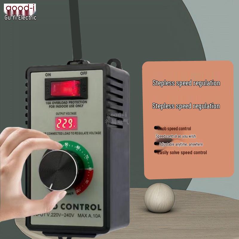 Bezstopniowy Regulator Prędkości 220V do Szlifierki Kątowej, Wiertarki Ręcznej, Polerki i Wentylatora