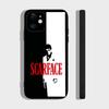 Classic S-Scarface Film Tony Phone Case For IPhone 17 Air 16 15 14 13 Pro Max 11 12 Black Silicone Cover