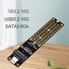 M.2 B Key SSDs To USB 3.2 Adapter Card Type C 10G Expansion Card Adapter Converters for 2230/2242/2260/2JMS580 Risers Ca