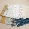 50PCS Home Waterproof Food Grade Grease-proof Wax Paper Bread Oil-paper Wrappers