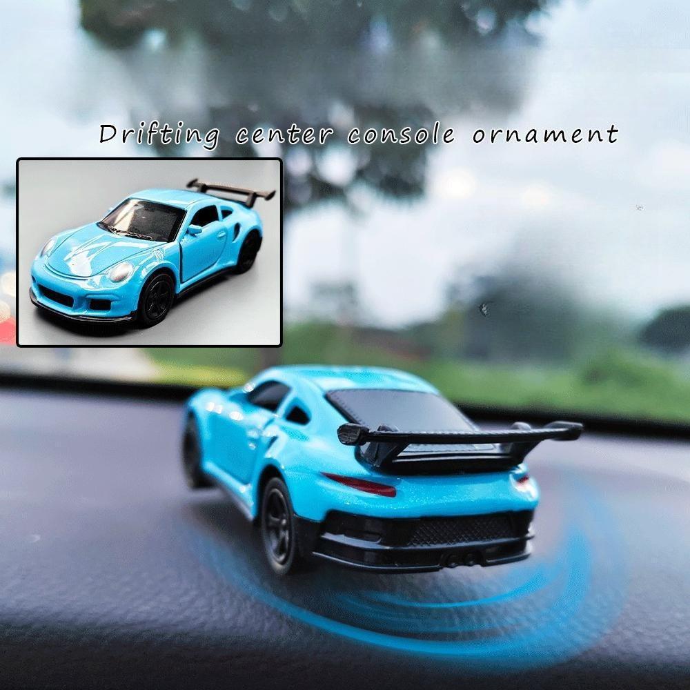 Auto Individualität Mittelkonsole Ornamente Sportwagen Drift Drehendes Auto Dekor Auto Armaturenbrett Drehendes Rennmodell Dekoration