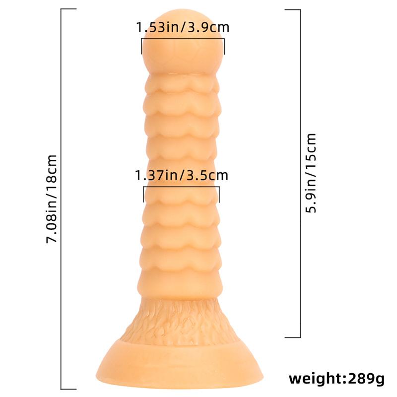 Female Simulation Masturbator Eggless Penis Private Stick Thrusting Soft Rear Anal Plug Erotic Products
