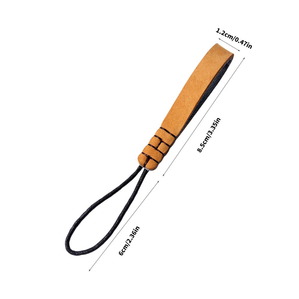 Handmade Leather Keychain Pendant Creative Artificial Leather Key Loop Ornament Stylish Designs Keychain Accessory