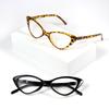 Fashion Blue Light Blocking Reading Glasses Unisex Cat-Eye Presbyopia Glasses In Black & Tortoise Shell