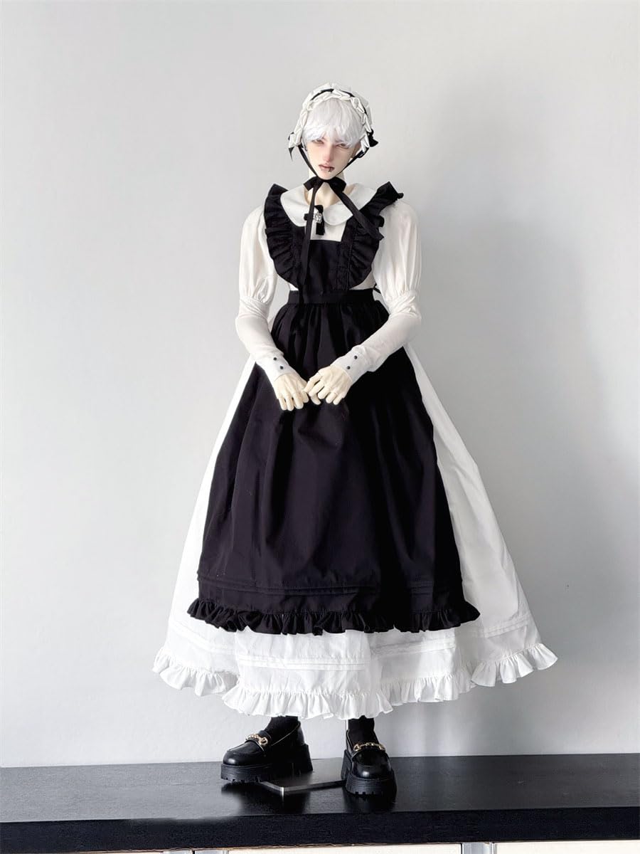 

HAMRETHYPPZ BJD Шарнирная кукла Кукла Кукла Горничная Шарнирная кукла Горничная Милый костюм горничной и тело Не черный 1/4 1/6 1/3 Платье, Костюм, Наряд, чёрный