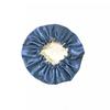 Waterproof Bath Hat Women Shower Cap Elastic Reusable Bath Hat Bathroom Double Layers Hair Cover Women Bathroom Accessories