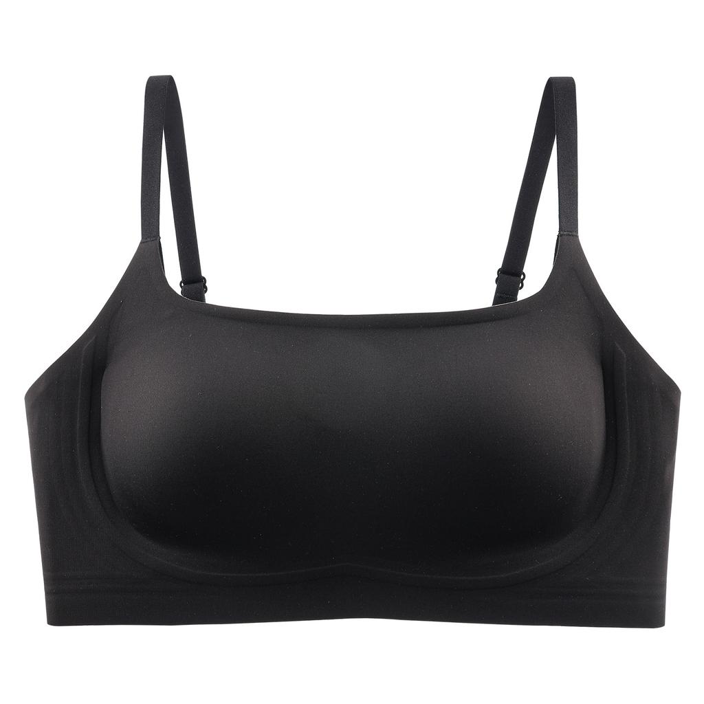 New spring and summer breathable bra seamless non-slip cool underwear soft support jelly upper support side collection breast bra cover