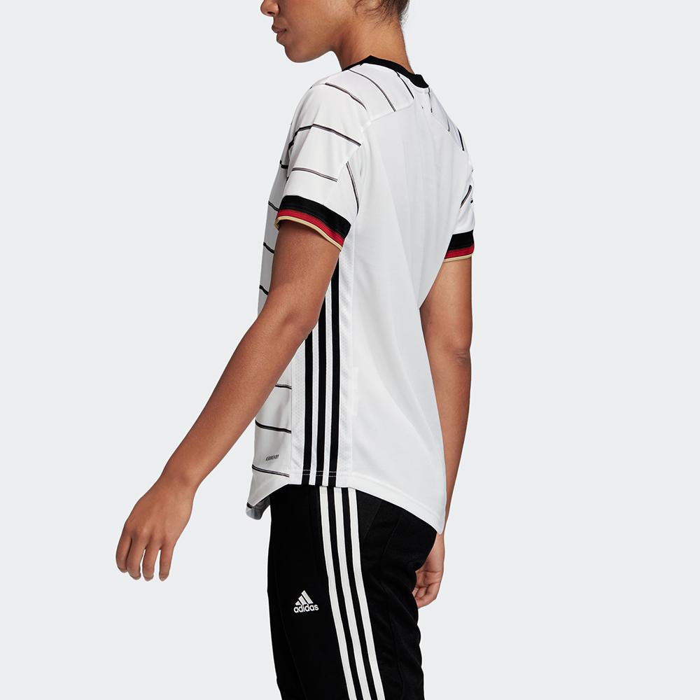 Adidas Germany 2020/21 Home Jersey Women's Short Sleeve Football Shirt White EH6102