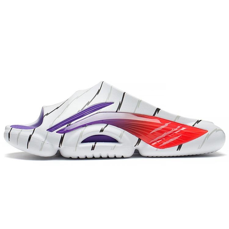 Li-Ning 8 PE Courtside Slides White Red Men s ABTS009-5 EU 45