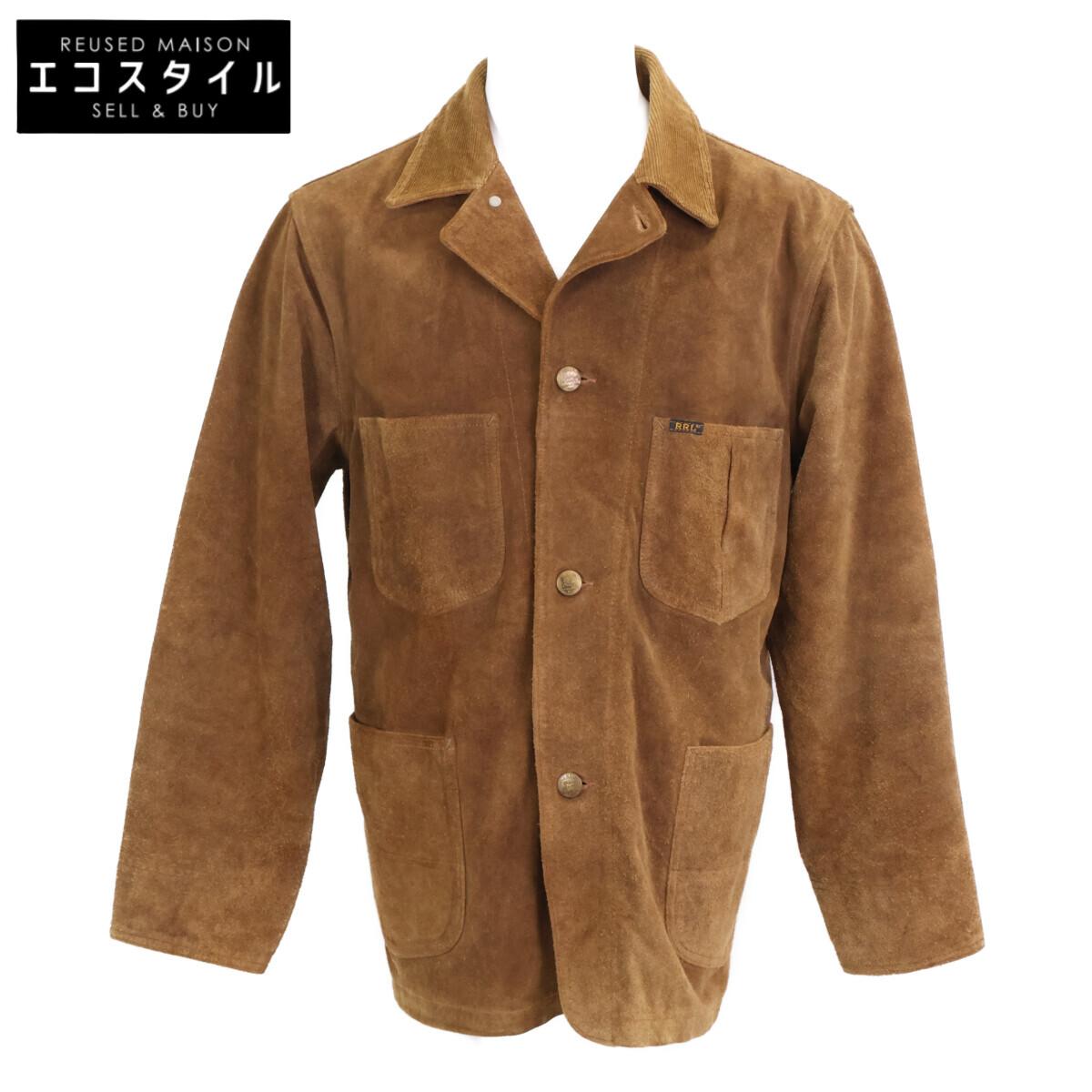 

RRL [Domestically Authorized] USED TESLIN Roughout Suede Jacket M BrownUsed