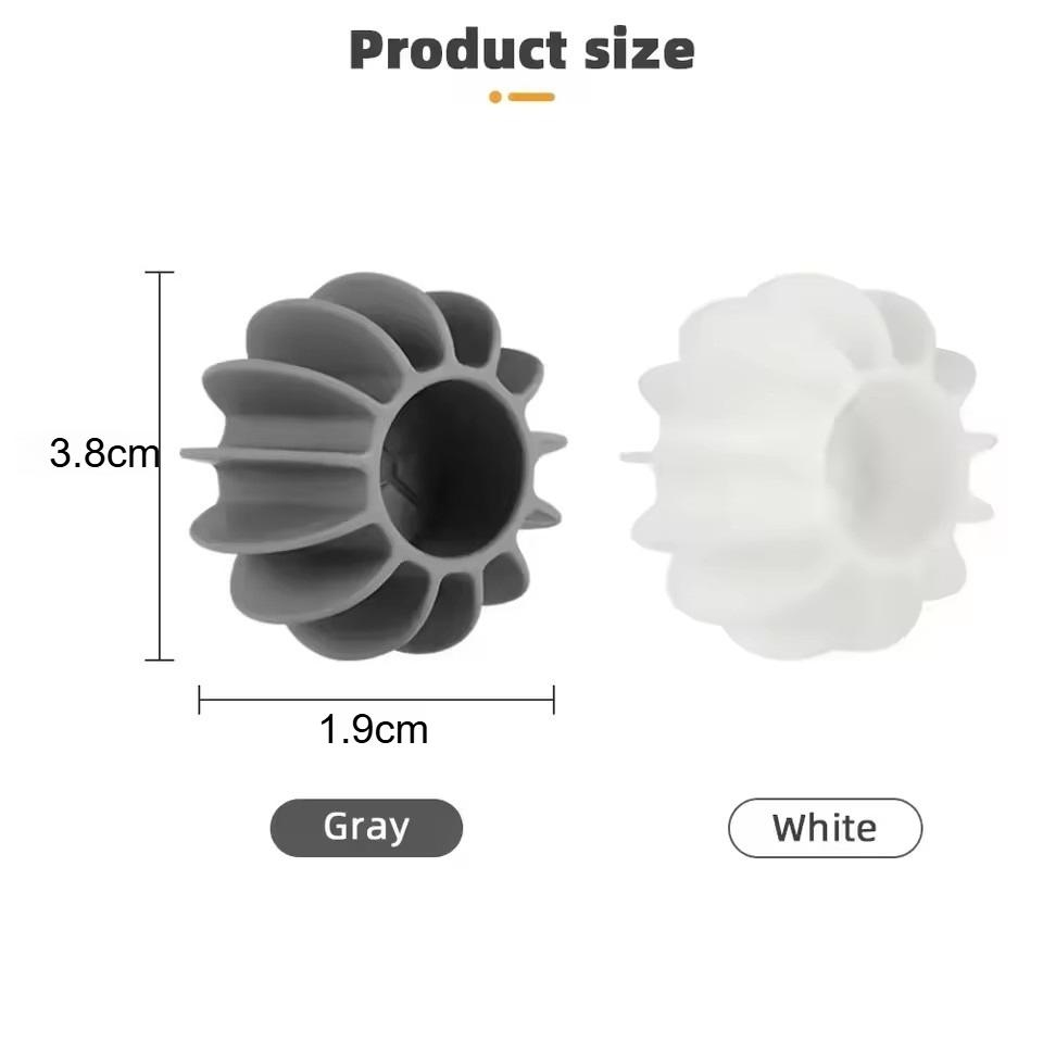 20/1PCS Silicone Laundry Ball Reusable Anti-tangle Clothes Cleaning Balls Stain Removal Anti-winding Hair Catcher Cleaning Tools