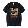 Mb Vintage 1972 Cassette Tape Pencil Retro Classic Birthday T Shirt SweaT 18302 Vintage Washed Soft Comfortable Versatile