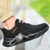 Herren lässige atmungsaktive Stahlkappe Arbeitssicherheitsschuhe Sommer Werkzeugschuhe Sicherheitsstiefel Outdoor Arbeiter Sneaker Schutzschuhe