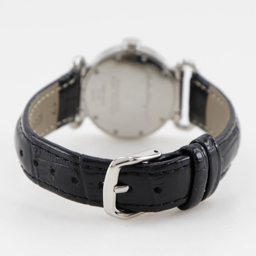 Salvatore Ferragamo Zegarki biała tarcza Stal nierdzewna/skóra Kwarcowy Wyświetlacz analogowy Kobiety Używany