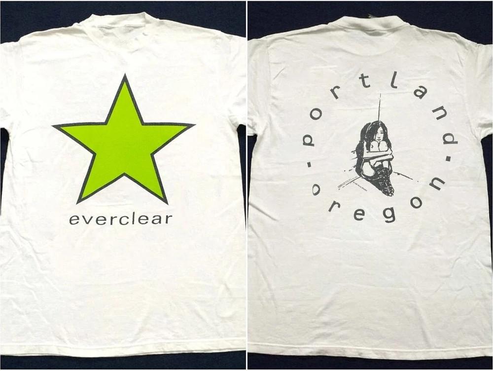 2 Sides Everclear 1995 Portland Oregon T Shirt Unisex White S-5XL ND1508 Unisex T-Shirt S