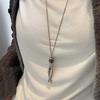 Metal Fish Pendant Necklace Matte Long Sweater Chain New Rope Chain Necklaces  Jewelry