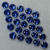 24 Pcs Natural Blue Sapphire CERTIFIED 5x5mm Round Cut Loose Gemstone Lot