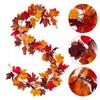 Artificial Maple Leaf Vine Fall Decoration for Thanksgiving and Halloween Wall Hanging