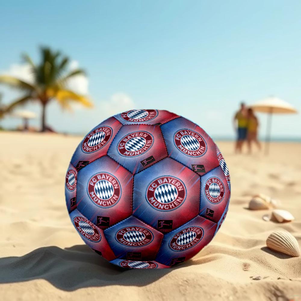 Bayern Monaco Pallone da Calcio Taglia 5 Alta Elasticità Pallone da Calcio Per Competizione All'aperto Allenamento Quotidiano Gioco