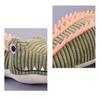Puppy Teething Toys Corduroy Crocodile Dog Toy, Squeaky Plush Chew Soft Fabric Stuffed Animal for Small to Medium Dogs Biting, Interactive Play
