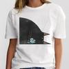 Women's Printed T-shirt, Fashionable Clothing, Cat Trend, New Style, T-shirt, Top