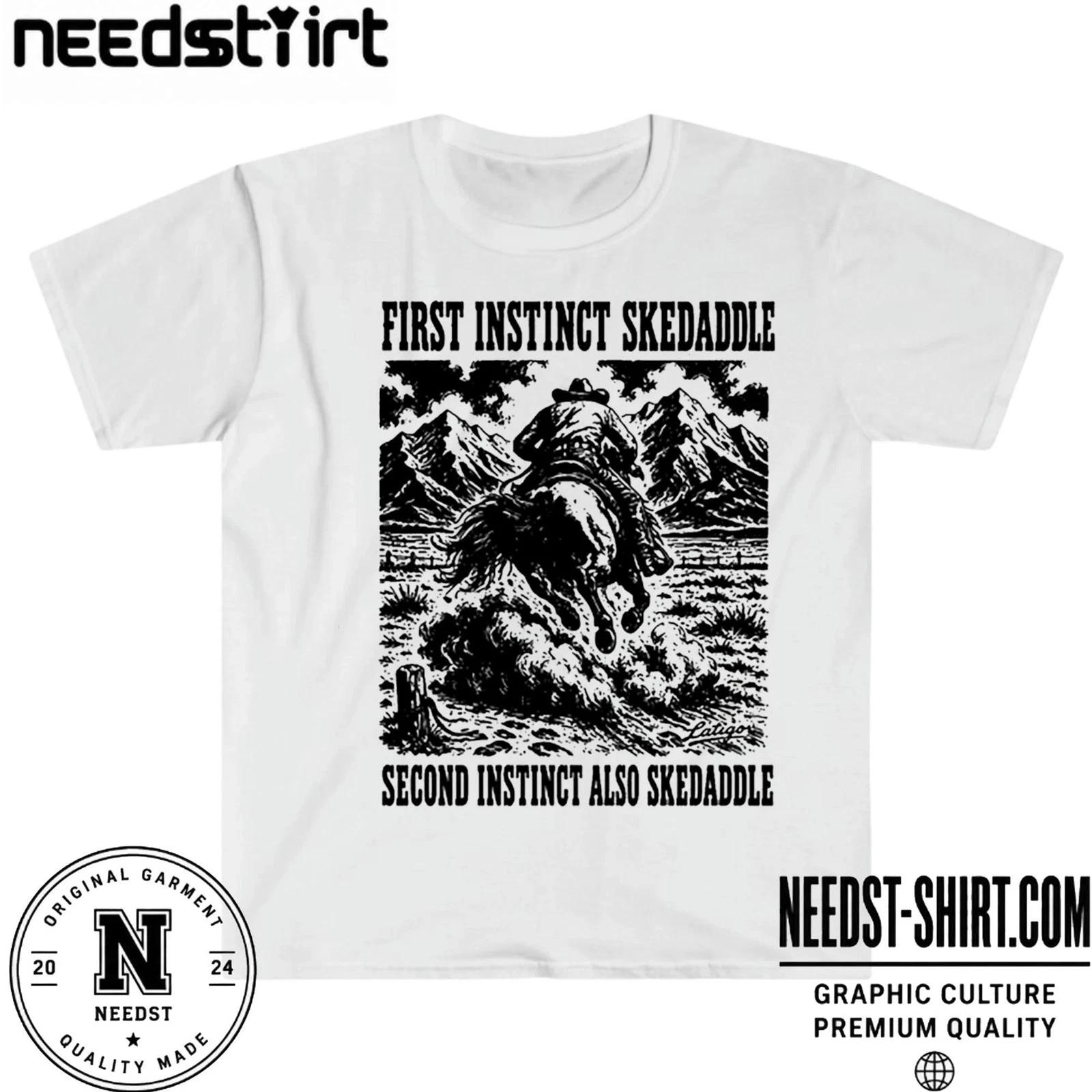 First Instinct skadaddle second Instinct also skedaddle shirt L