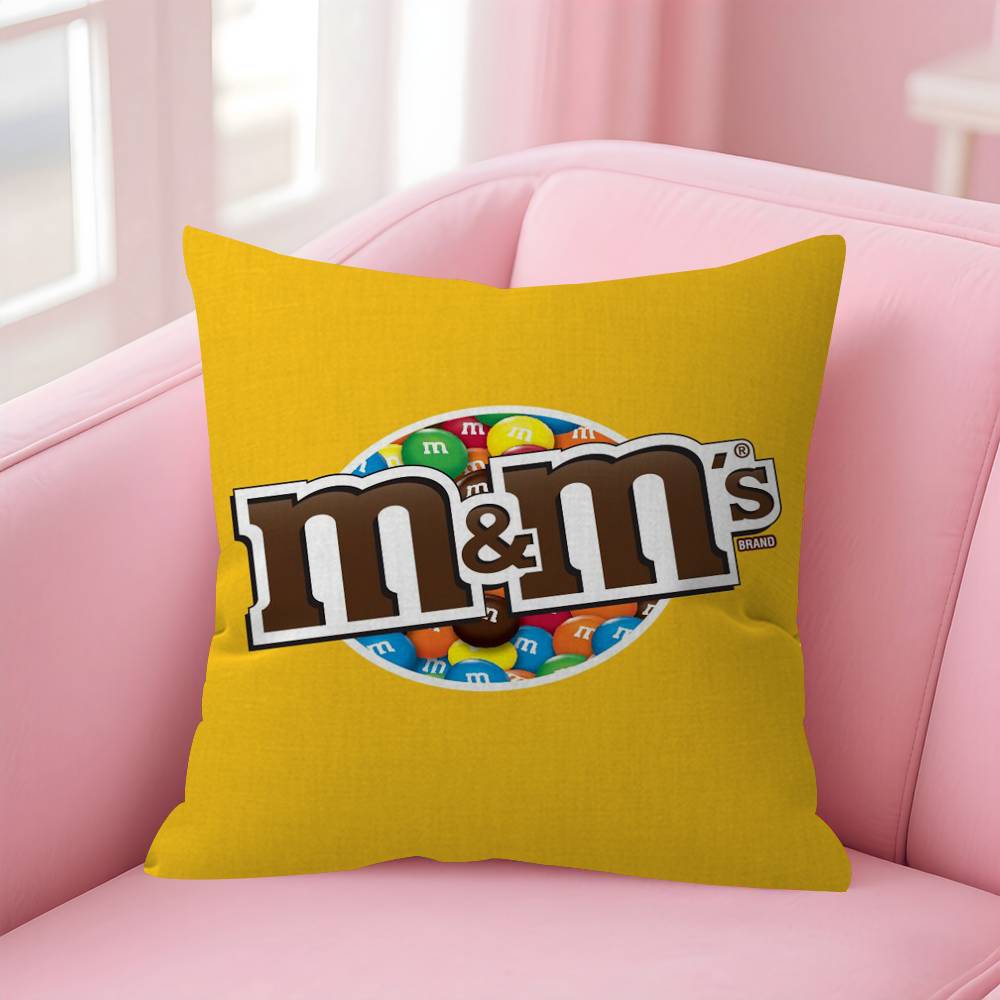 MMs Chocolate Candy Meme   pillow cover sofa cushion cover home room decoration children gift