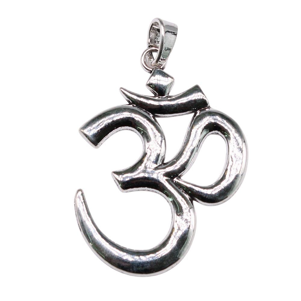 Om Lotus Charms Sports Pendants For Spiritual Yoga Themed Jewelry