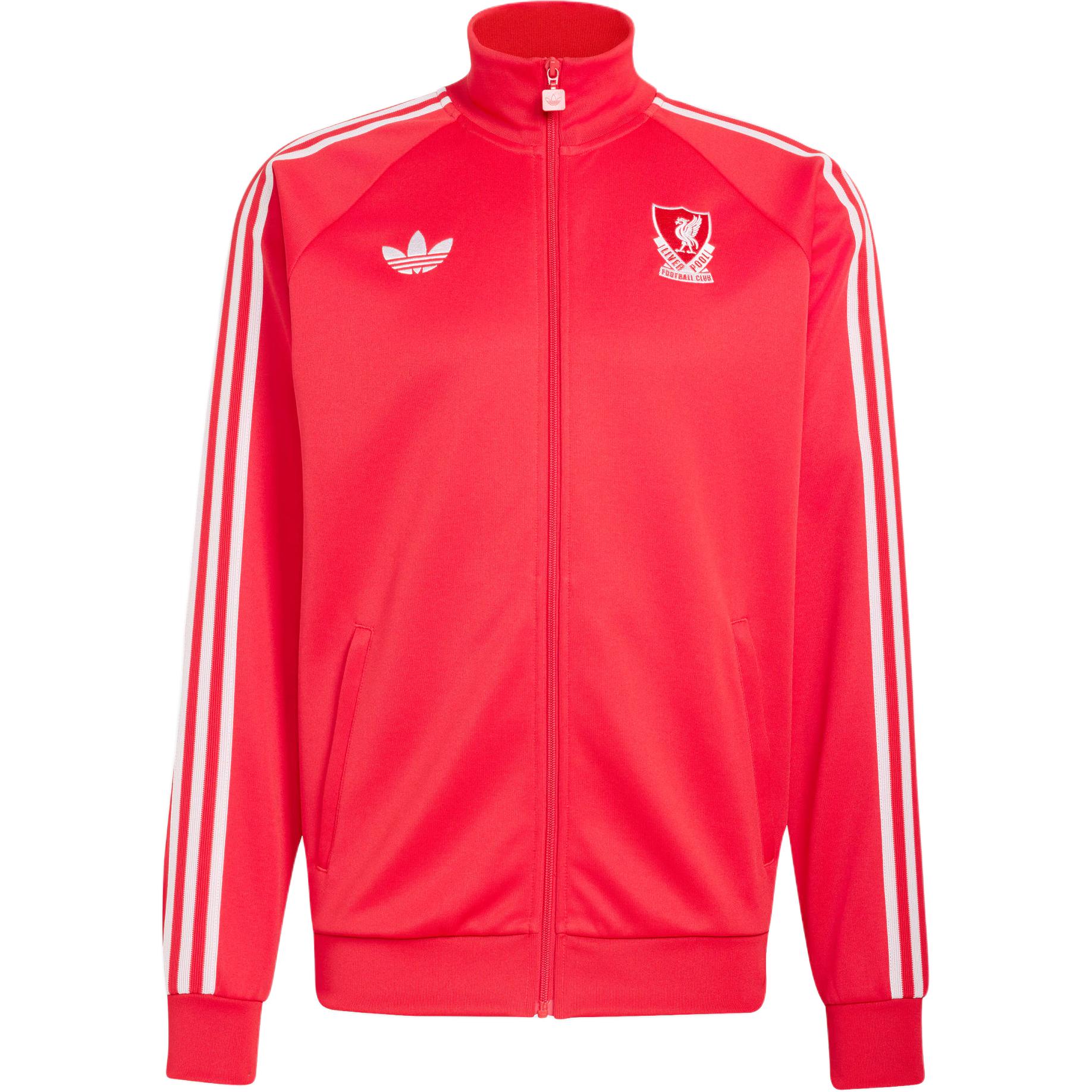 adidas FC Liverpool Originals Track Top  Pure Ruby  JZ0144 L