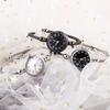 Women's Open Bangle Quartz Watch: Elegant and Simple Design